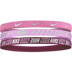 Pink - Women Headbands Nike Elastic Hair Bands 3-pack Unisex - Pink