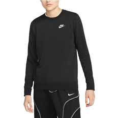 Nike Sweatshirts - Women Jumpers Nike Sportswear Club Fleece Crew-Neck Sweatshirt Women's - Black/White