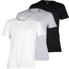 Lacoste Men - XL T-shirts Lacoste Essentials Pure Cotton T-shirt 3-pack - White/Grey/Black