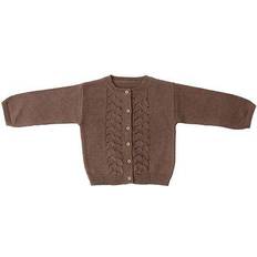 Brown Cardigans Children's Clothing That's Mine Frances Cardigan - Cocoa