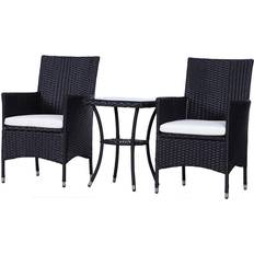 OutSunny Bistro Sets Garden & Outdoor Furniture OutSunny 841-094 Bistro Set, 1 Table incl. 2 Chairs