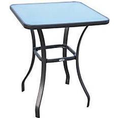 Outdoor Bar Tables Garden & Outdoor Furniture OutSunny Patio Table 84B-035 Metal Outdoor Bar Table