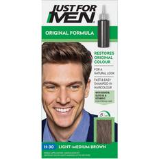 Just For Men Semi-Permanent Hair Dyes Just For Men Original Formula Light-Medium Brown Hair Dye H-30