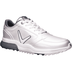Grey Golf Shoes Callaway Aurora Womens Golf Shoes Charcoal/Coral