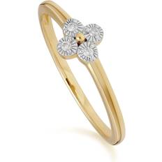 Gemondo Flowers Ring - Gold/Diamonds