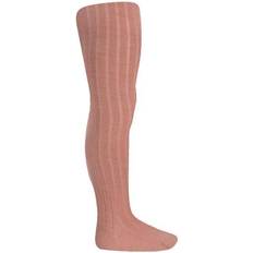 Acrylic Pantyhoses Children's Clothing Condor Wool Rib Tights - Old Rose