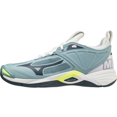 Grey - Women Volleyball Shoes Mizuno Wave Momentum Volleyball Shoes