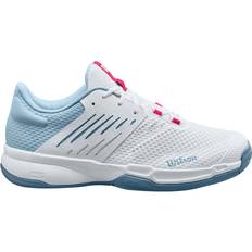 Racket Sport Shoes Wilson Kaos Devo 2.0 Womens White/Blue Fog