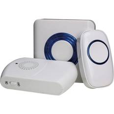 White Doorbells Lifemax Flashing Doorbell with Vibrating Pager