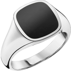 Onyx Rings Thomas Sabo Classic Ring - Silver/Black