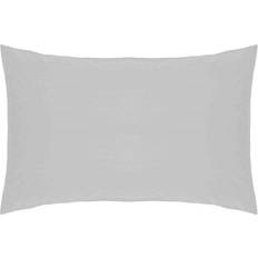 Percale Pillow Cases Belledorm Housewife Pillow Case Grey (76x51cm)