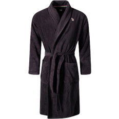 M - Men Sleepwear Paul Smith Zebra Cotton Dressing Gown - Black