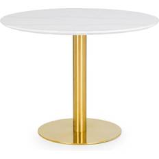 Gold Dining Tables Julian Bowen Palermo Dining Table 100x100cm
