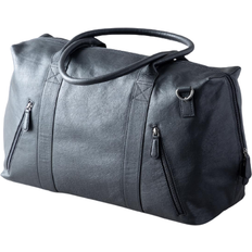 Black - Leather Duffle Bags & Sport Bags Lakeland Discoverer Large Holdall - Black