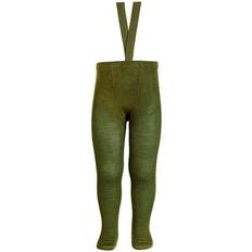Wool Pantyhoses Condor Tights w. Suspenders - Moss (14011-973)