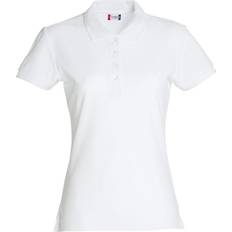 Clique Women's Plain Polo Shirt - White