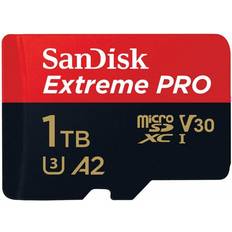 V90 Memory Cards & USB Flash Drives SanDisk MicroSDXC Extreme Pro 1TB 200MB/s A2 V30 UHS-I C10