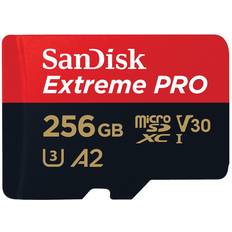 UHS-II Memory Cards & USB Flash Drives SanDisk Extreme Pro microSDXC Class 10 UHS-I U3 V30 A2 200/140MB/s 256GB
