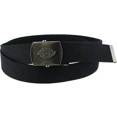 Dickies Belts Dickies Mens Adjustable Fabric Belt with Military Buckle - Black