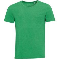 Sols Men's Mixed Short Sleeve T-shirt - Heather Green