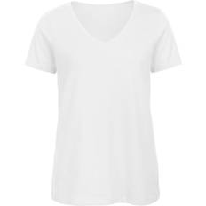 B&C Collection Womens Favourite Organic V-Neck T-shirt - White