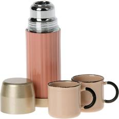 Maileg Thermos & Cups Coral