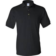 Gildan Dryblend Jersey Short Sleeve Polo Shirt - Black