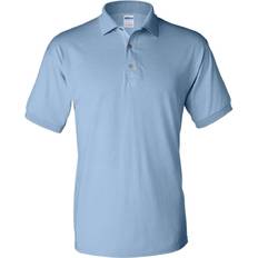 Gildan Dryblend Jersey Short Sleeve Polo Shirt - Light Blue