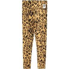 Mini Rodini Trousers Mini Rodini Basic Leopard Leggings - Beige (1000001013)