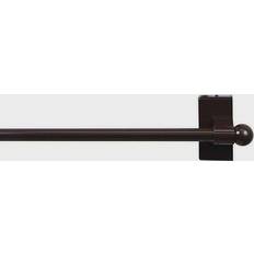 Brown Curtain Rods Rod Desyne Magnetic 76.2cm