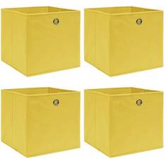 VidaXL Boxes & Baskets vidaXL 288365 Yellow Storage Box 4pcs