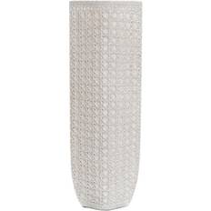 Dkd Home Decor White Resin Modern (17 x 10 x 47 cm) Vase