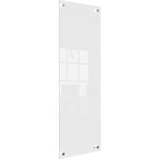 Glass Boards on sale Nobo Small Wall Mountable Whiteboard Panel 1915604 Dry Erase Glass Surface Frameless 300 x 900 mm White