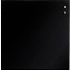 Naga Black Magnetic Glass Board 35x35cm