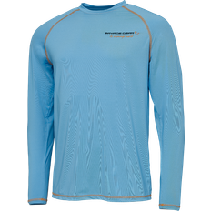 Floatation Suits Savage Gear Aqua Uv Long Sleeve T-shirt Blue