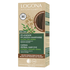 Protein Henna Hair Dyes Logona Herbal Hair Colour Powder #091 Chocolate Brown