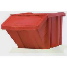 Red Boxes & Baskets VFM Hduty Storage Bin/Lid Red 359519 SBY17192 Storage Box