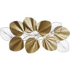 Dkd Home Decor Leaves of a Plant Wall Decor 100x51cm