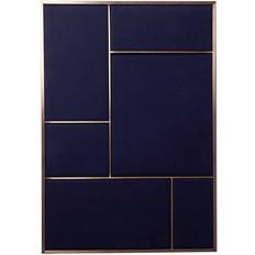 Brass Wall Decorations Please Wait to be Seated Nouveau Pin Notice Board 226.1x63.5cm