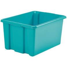 Turquoise Boxes & Baskets Stack And Store Large Teal Storage Box