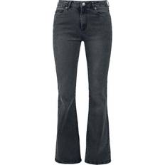 Urban Classics Women Jeans Urban Classics Ladies High Waist Flared Denim Pants Jeans Dam
