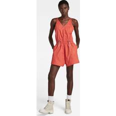 G-Star Jumpsuits & Overalls G-Star Sleeveless Summer women's straight-fit playsuit with elastic drawstring waist, Red