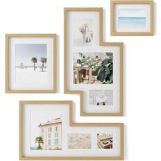 Umbra Mingle Set of 4 Multi Picture Wall Frames Natural Photo Frame