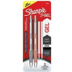 Grey Markers Sharpie S Gel Metal Pens x2/Refills x2 Black (Pack of 4) 2162643