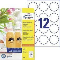 Avery Removable Labels 61x60,3mm 10pcs