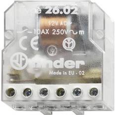 Finder Impulse changeover switch Flush mount 26.04.8.230.0000 2 makers 230 V AC 1 pc(s)
