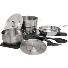 Stanley Camping Cooking Equipment Stanley Silver Adventure Even Heat Camp Pro Cook Set