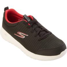 Men - Red Walking Shoes Skechers Mens GO WALK MAX(tm) Progressor Athletic Sneakers