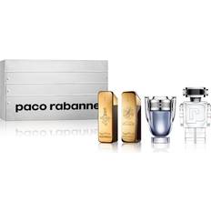 Men Gift Boxes Paco Rabanne Miniatures for Him Gift Set 1 Million EdT 2x5ml+ Invictus EdP 5ml + Phantom EdT 5ml