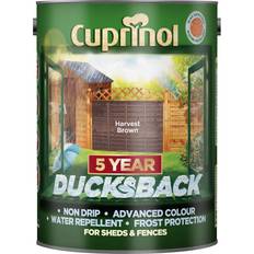 Cuprinol fence paint Cuprinol 5 Year Ducksback Wood Protection Forest Green 5L